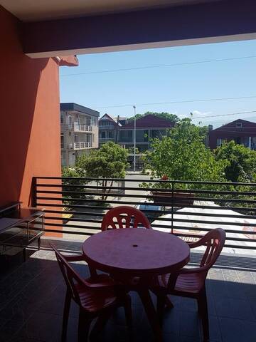 Фото номера Трехместный номер с балконом Курортные отели Hotel Near the Sea г. Кобулети 3