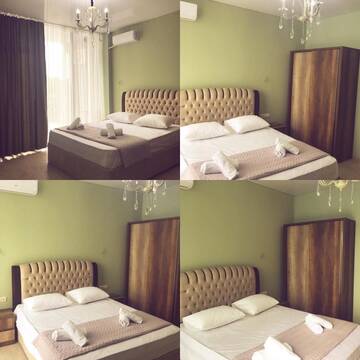 Фото номера Большой двухместный номер с 1 кроватью Отель K. Beach Hotel г. Кобулети 5