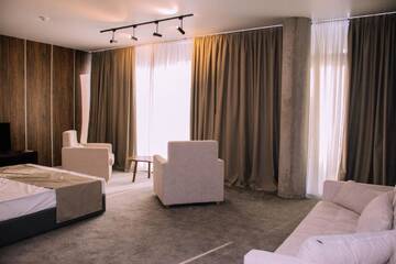 Фото номера Трехместный номер с террасой Отель Hotel Nobilis Hall г. Кобулети 10